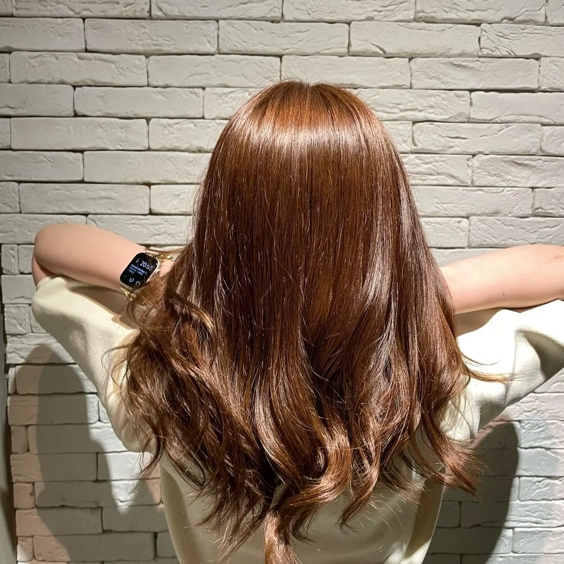 カラー 💘韓国レイヤー上 品カラーruru💘のヘアスタイル