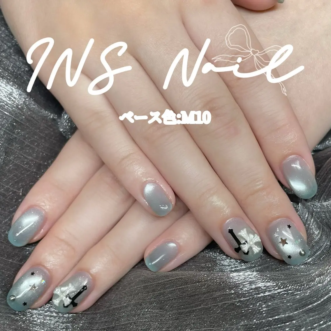 SNS話題&大人気💖<<ワンホンネイル>>チーク✖️マグフレンチ✨の写真