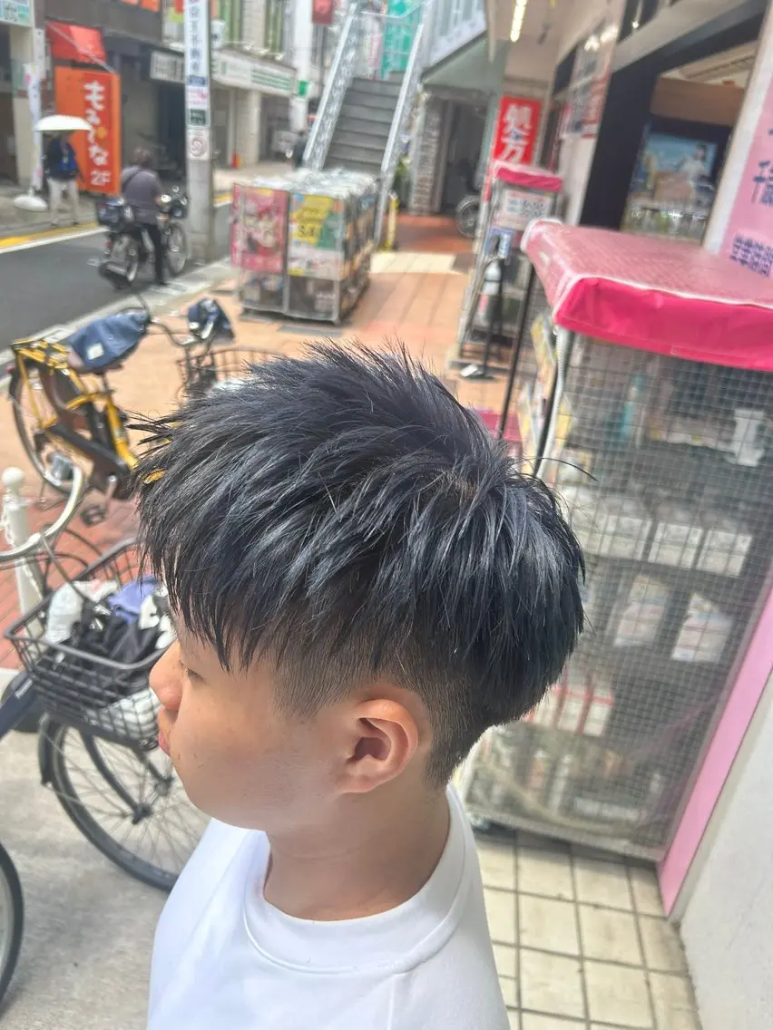 ショート メンズ カット Ash 中岡ゆうたのヘアスタイル