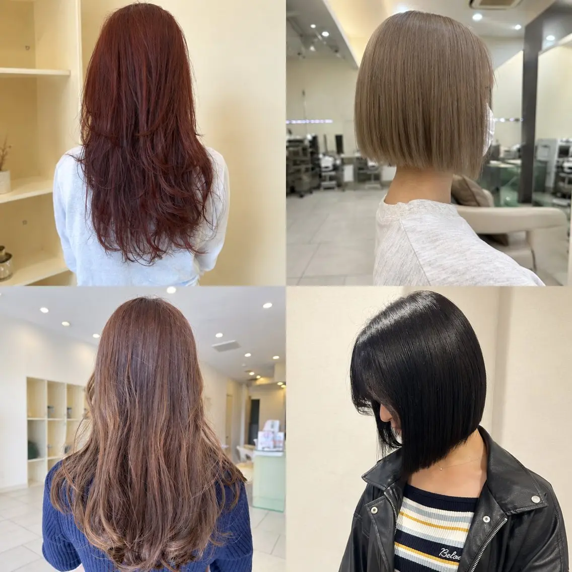 セミロング カット ヘアカラー トリートメント レイヤー/ハイトーン /メンズパーマのヘアスタイル