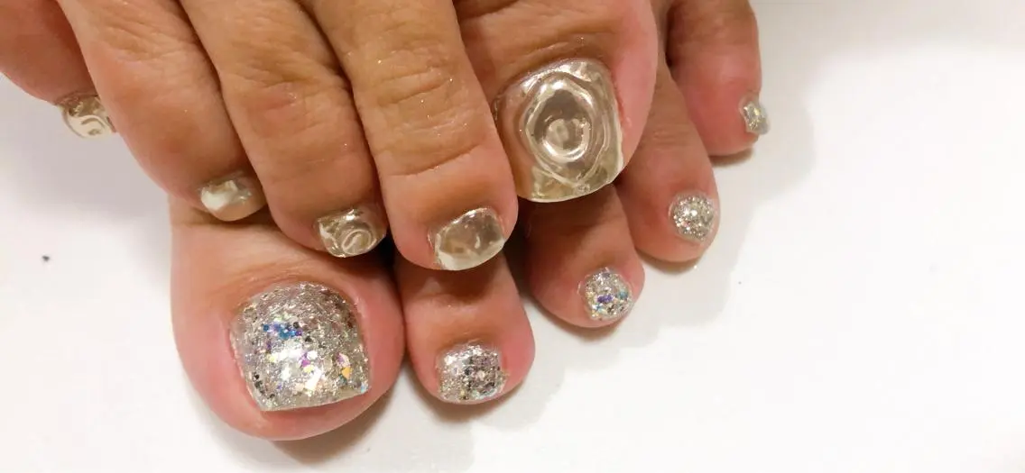 ネイル アートネイル フットネイル ワンカラーネイル Ｍ☆NAIL asamiのネイルデザイン
