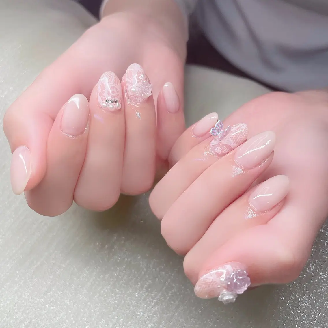 ネイル ストーンネイル ハンドネイル Nailist suzuのネイルデザイン