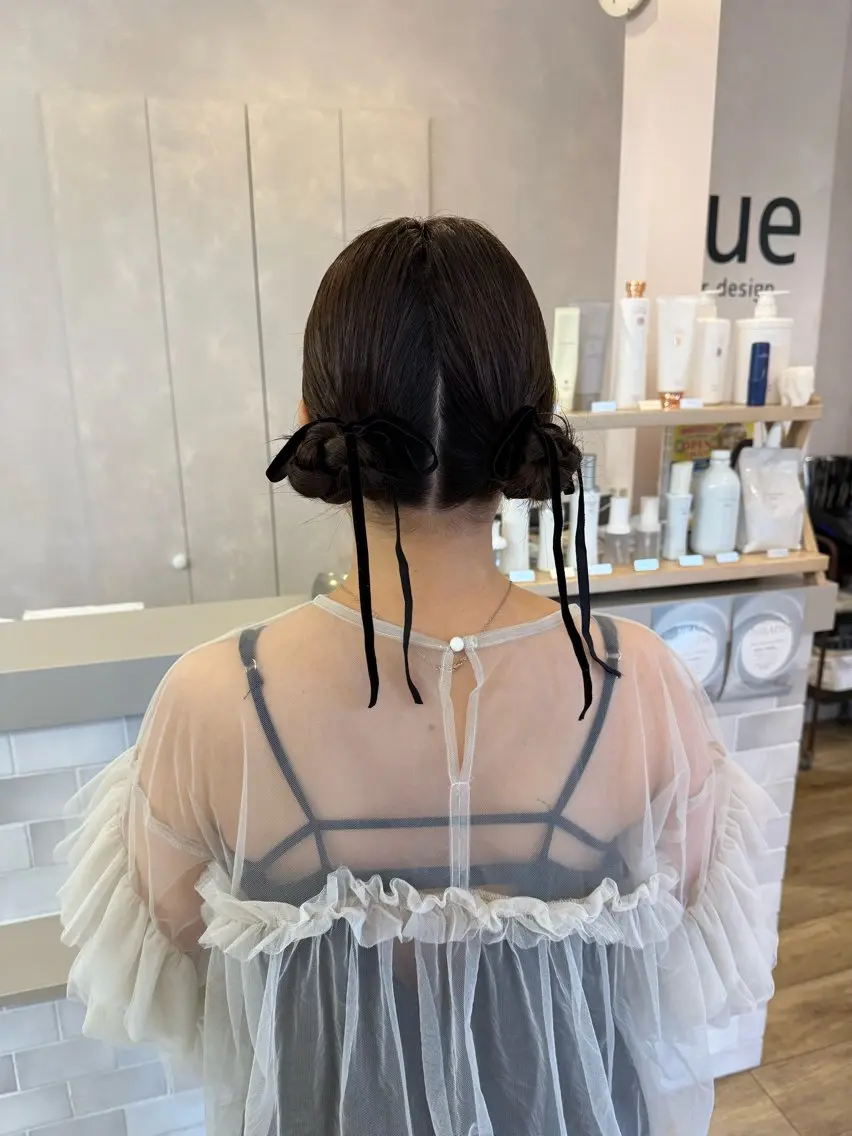 ヘアアレンジ ヘアセット 永田 彩華のヘアスタイル