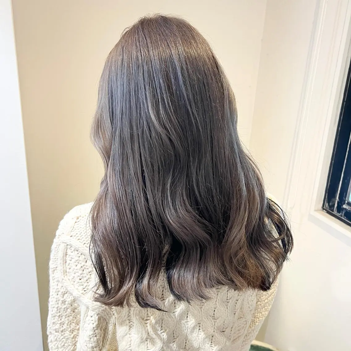 セミロング カラー 髪質改善/韓国ヘア 顔まわり特化yutoのヘアスタイル
