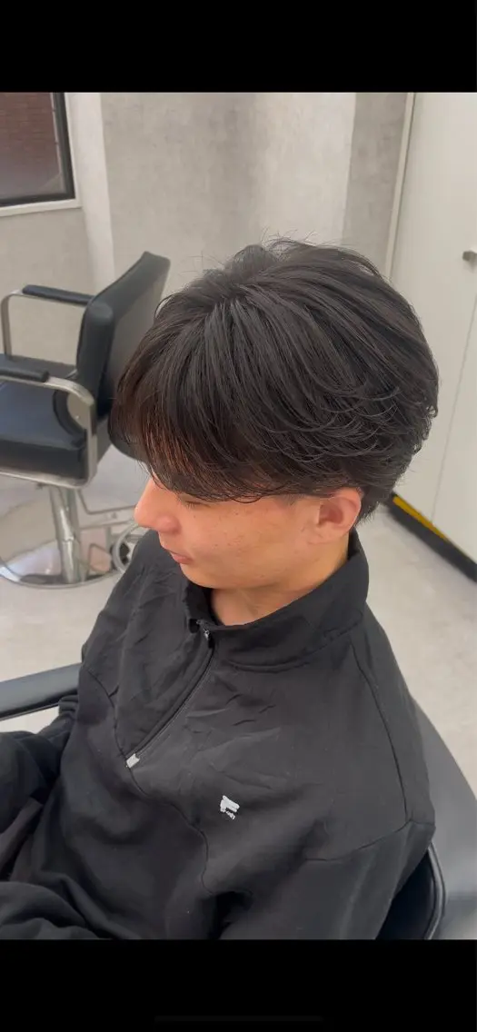 パーマ ヘアアレンジ メンズ マッシュ メンズパーマ シースルーマッシュ ニュアンスパーマ 齊藤 大地のヘアスタイル