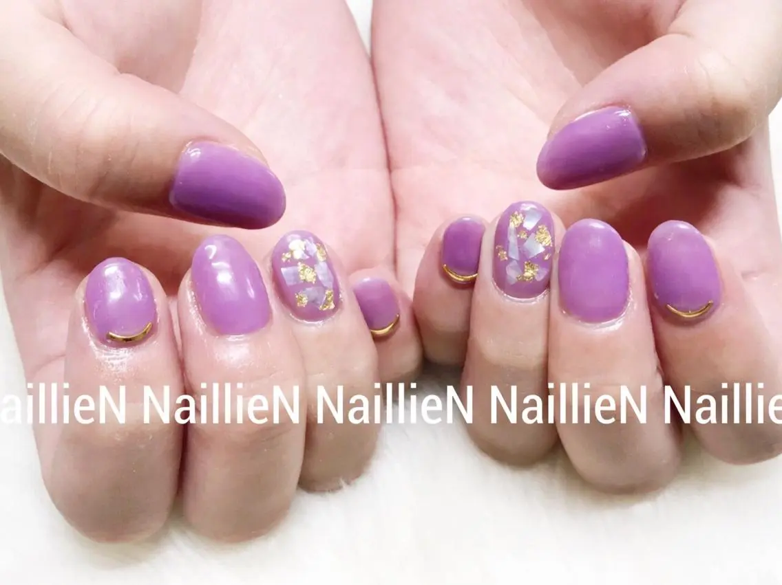 ネイル ワンカラーネイル シンプルネイル Nail lieNのネイルデザイン