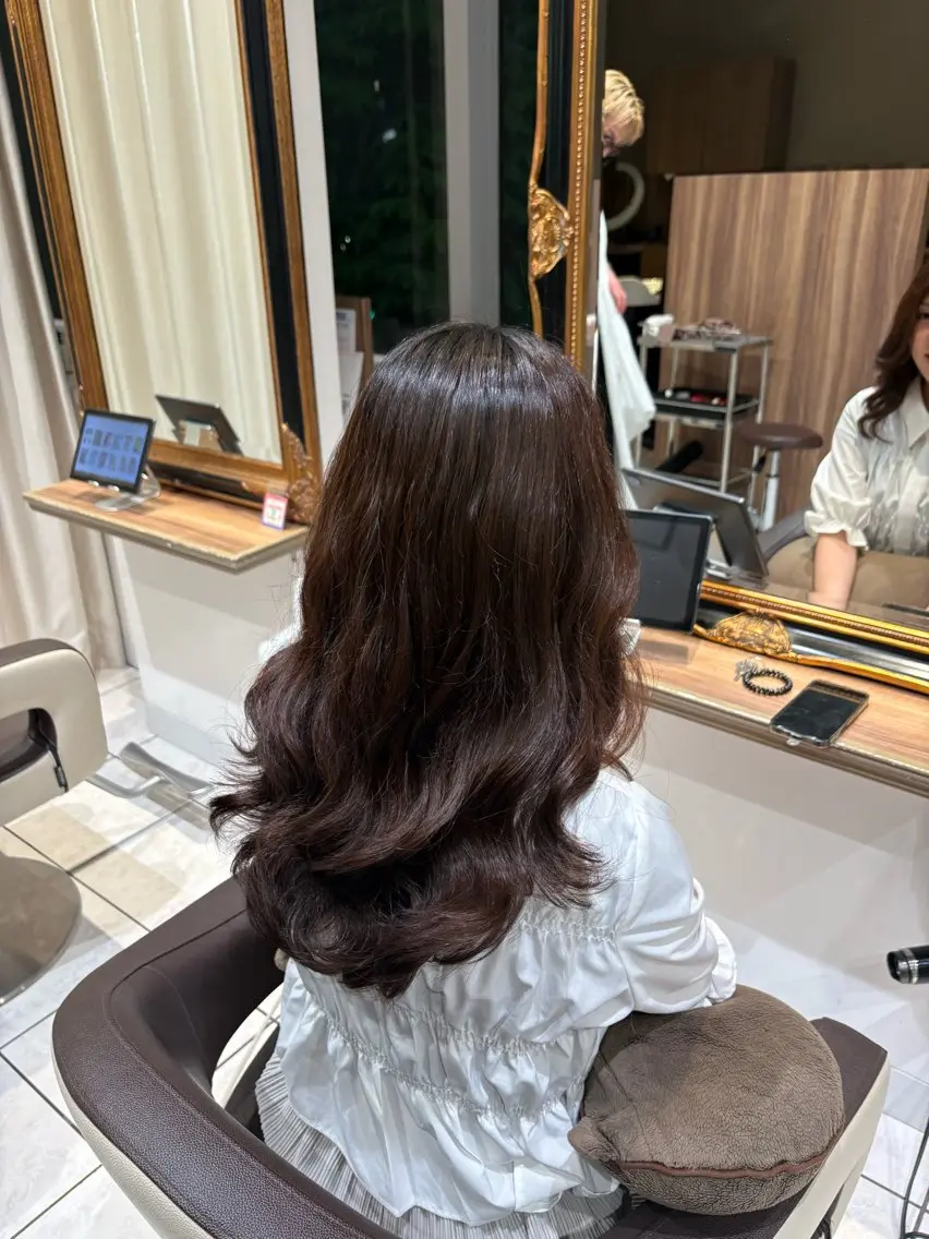 パーマ デジタルパーマ パーマ 荻巣 うららのヘアスタイル