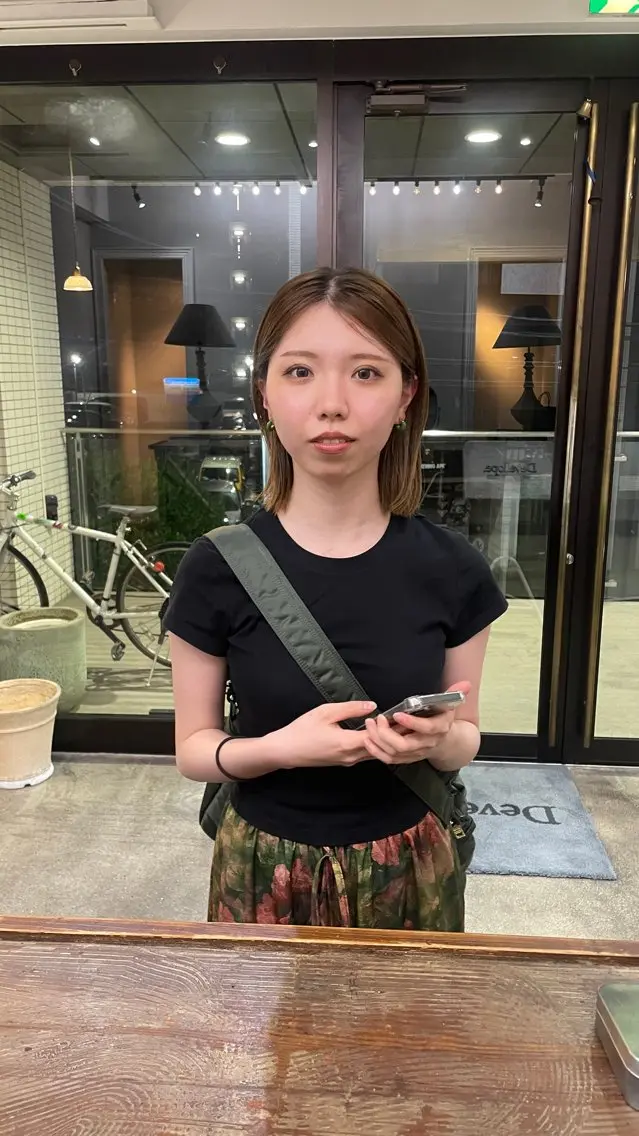 ミディアム 沼田 彩虹\カットモデルのヘアスタイル