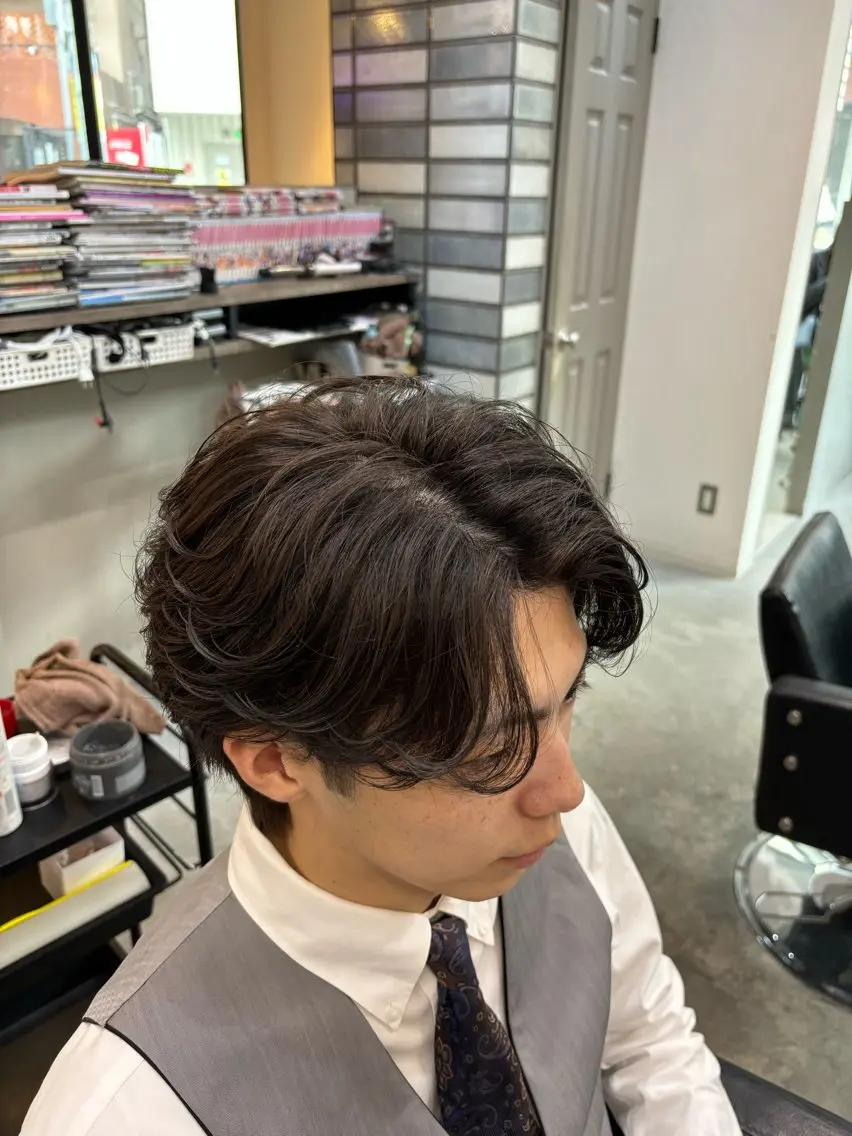 カット+カラー(ブリーチなし)+トリートメントの写真