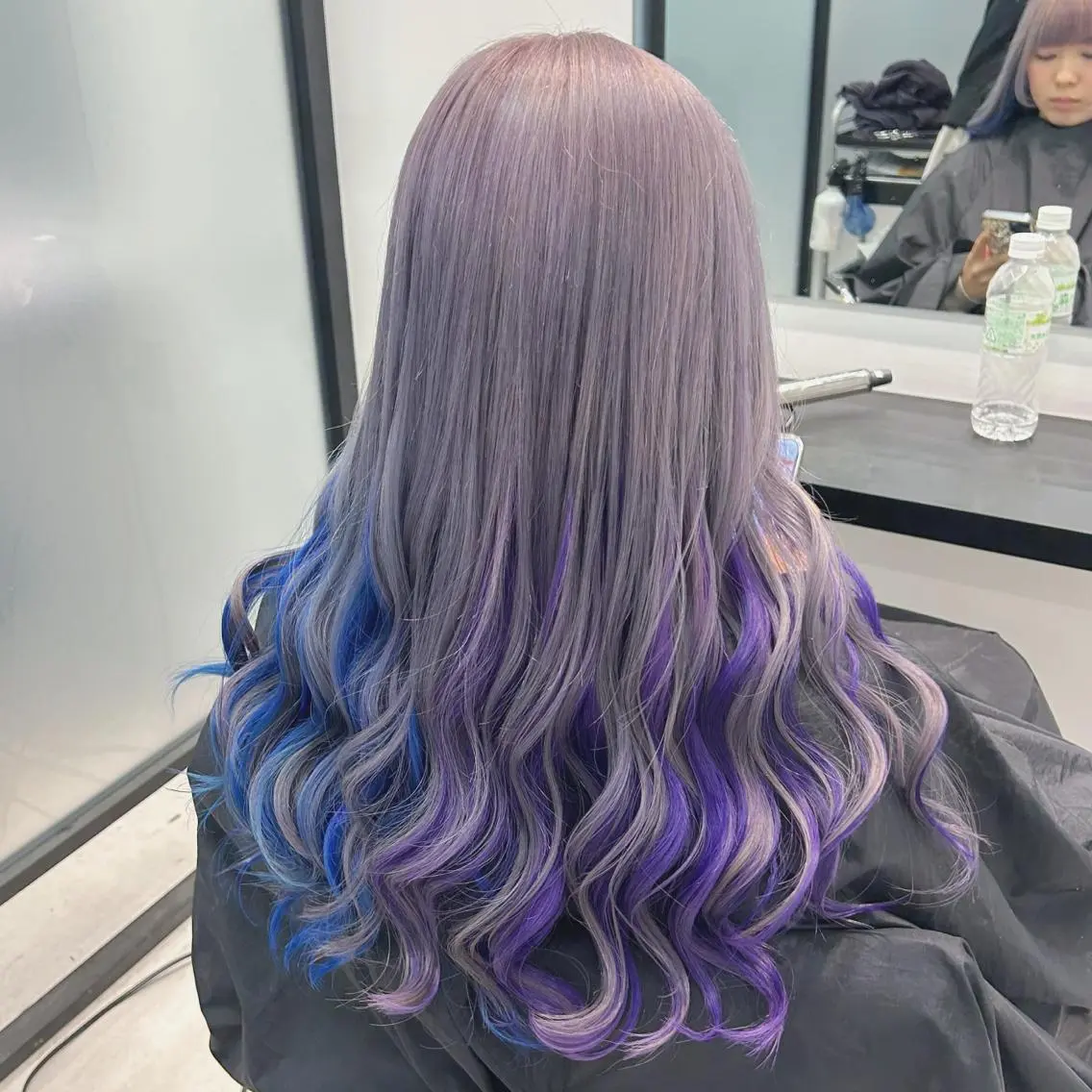 ロング カラー ヘアアレンジ メンズ シールエクステ メンズブリーチ メンズハイトーン メンズインナーカラー ベージュカラー ブリーチ&エクステ 🥀ケアカラー特化のヘアスタイル