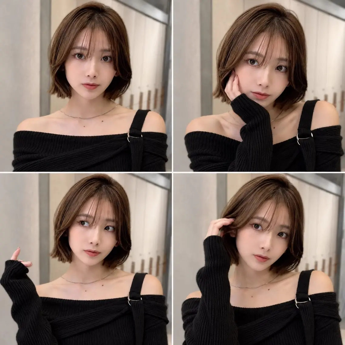 ショート カラー パーマ カット 縮毛矯正 トリートメント 🦋韓国風レイヤー/ 艶髪矯正🦋凛太郎のヘアスタイル