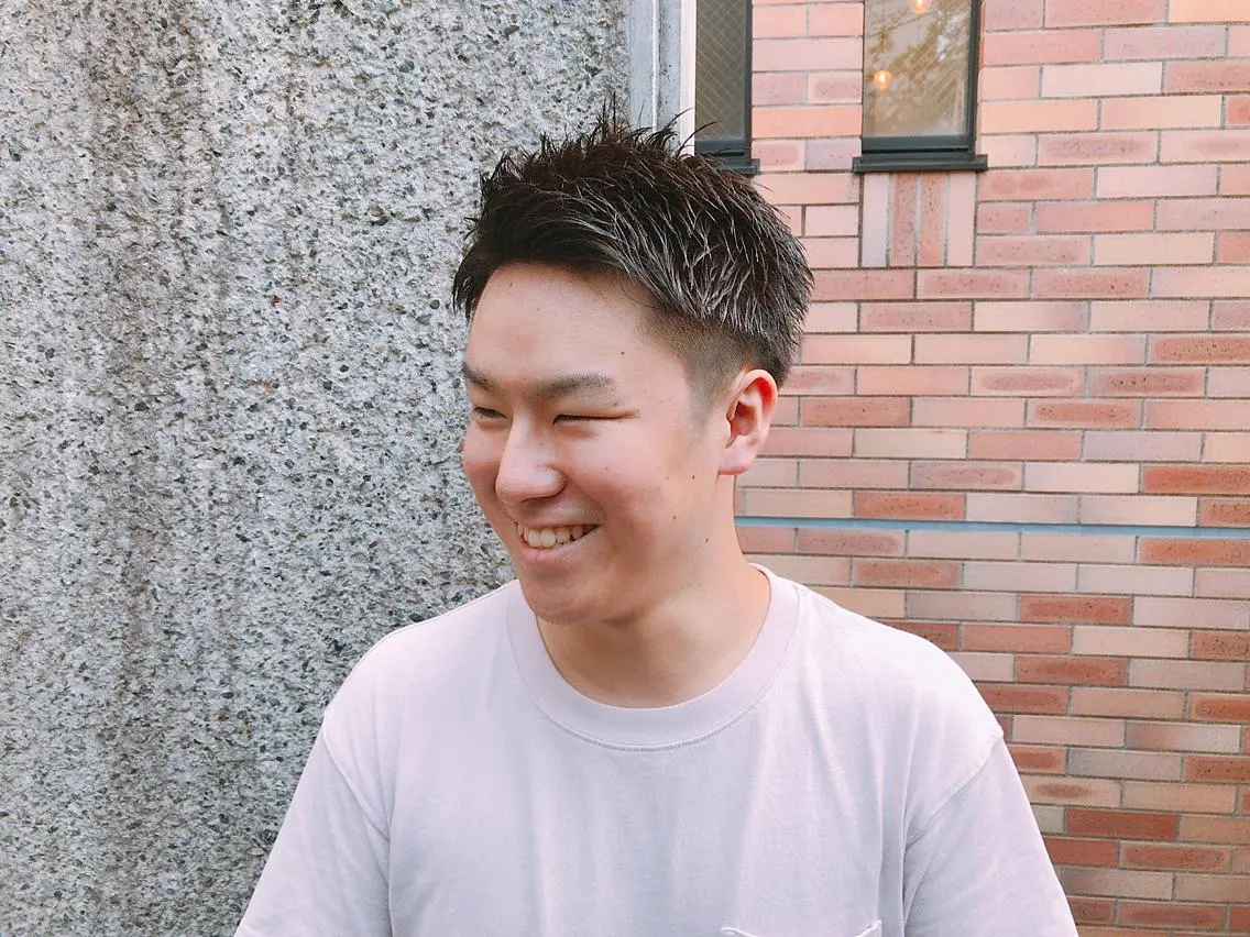 ショート カラー パーマ メンズ ちこ .のヘアスタイル
