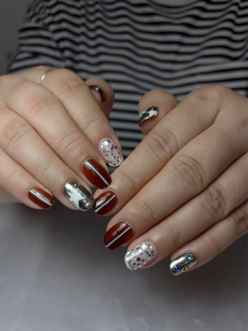 ネイル カジュアル 持ち込み ハンドネイル nail salon toki.のネイルデザイン