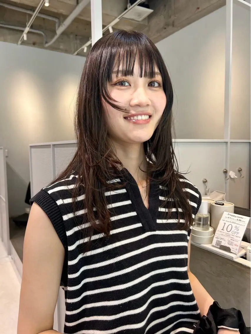 セミロング カットモデル募集中 /柏/内田友香のヘアスタイル