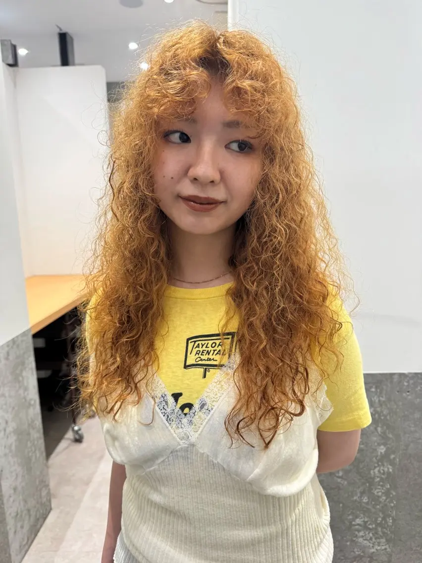 セミロング パーマ セミロングパーマ カット パーマ トリートメント センスをお届けします 大谷将生infpのヘアスタイル
