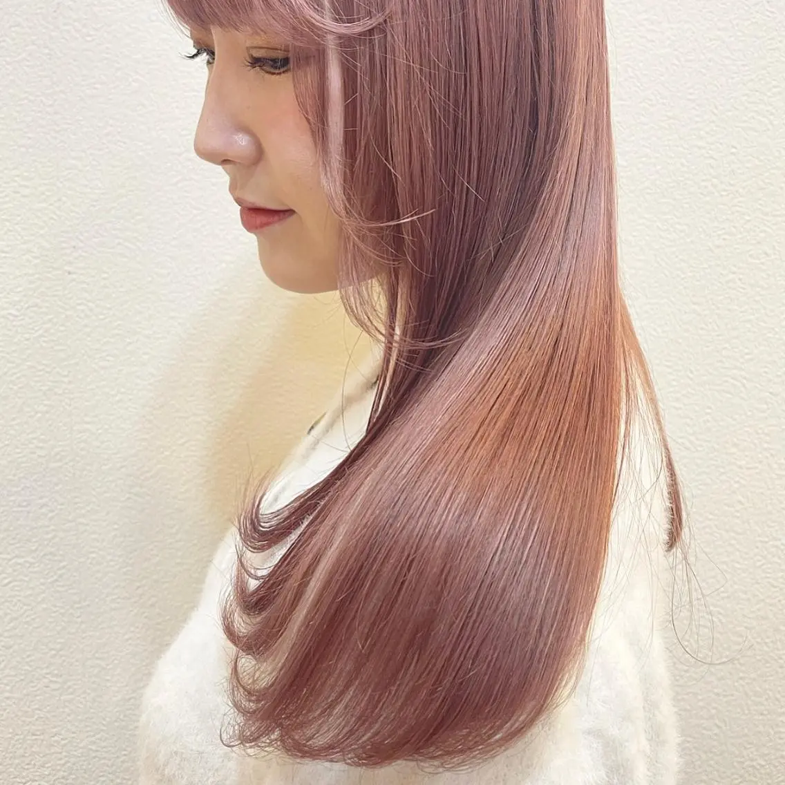 ロング トレンドパーマ 加藤菜月のヘアスタイル