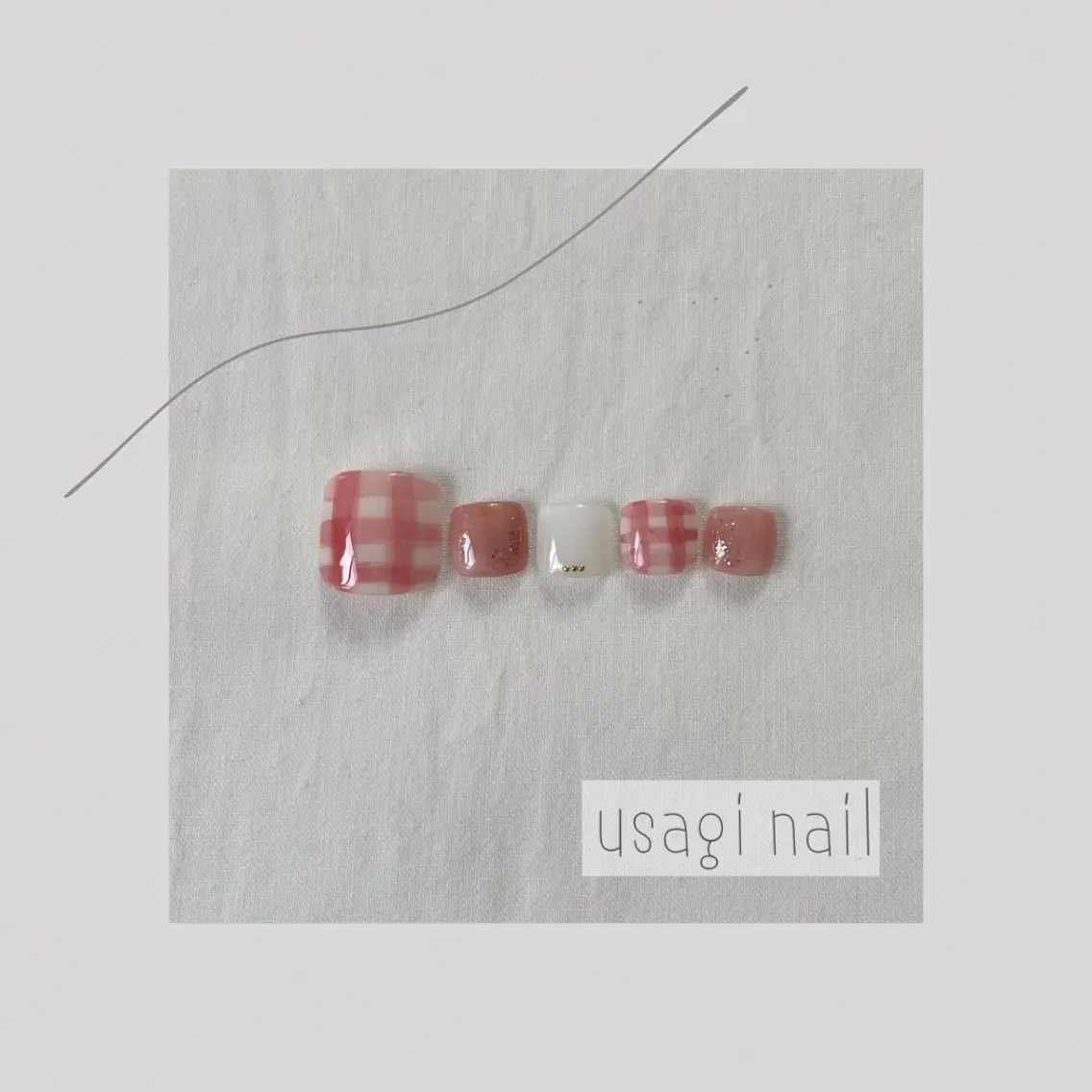 ネイル フットネイル usagi nailのネイルデザイン