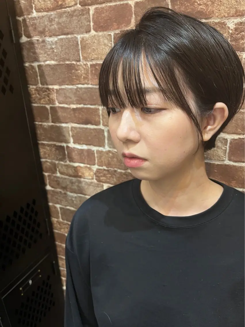 ショート カラー メンズ カット ヘアカラー トリートメント ヘッドスパ 久木原 ゆりのヘアスタイル