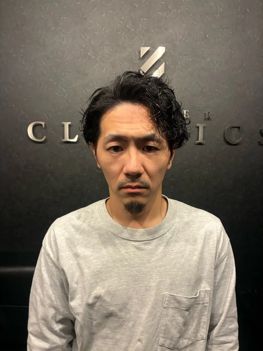 ショート パーマ メンズ BARBER CLASSICSのヘアスタイル
