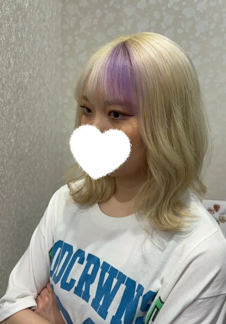 【複雑履歴の方必見🔥】ケアブリーチ2回＋カラーの写真
