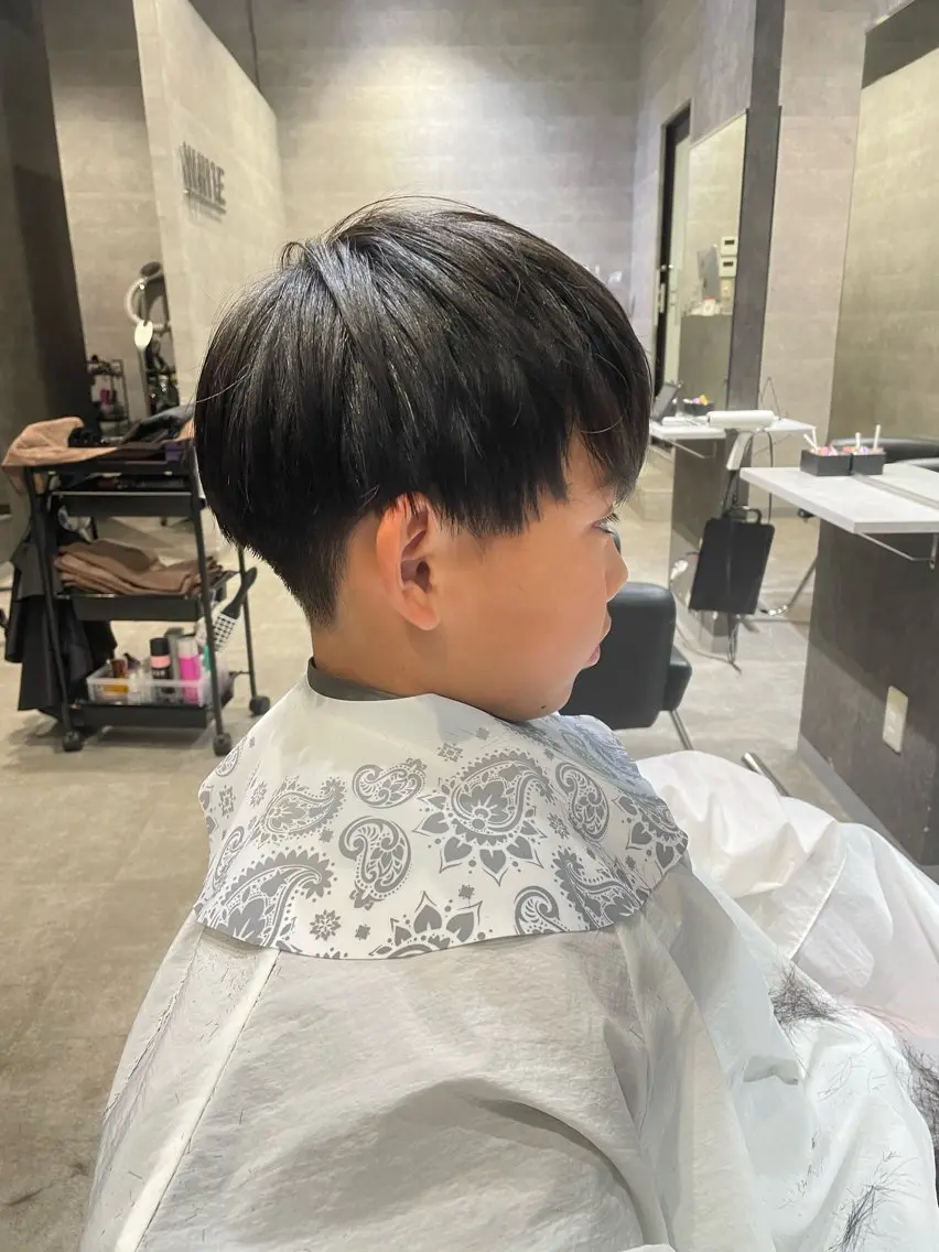 ショート メンズ マッシュ 刈り上げ カット _white鳳店/ TAKERUのヘアスタイル