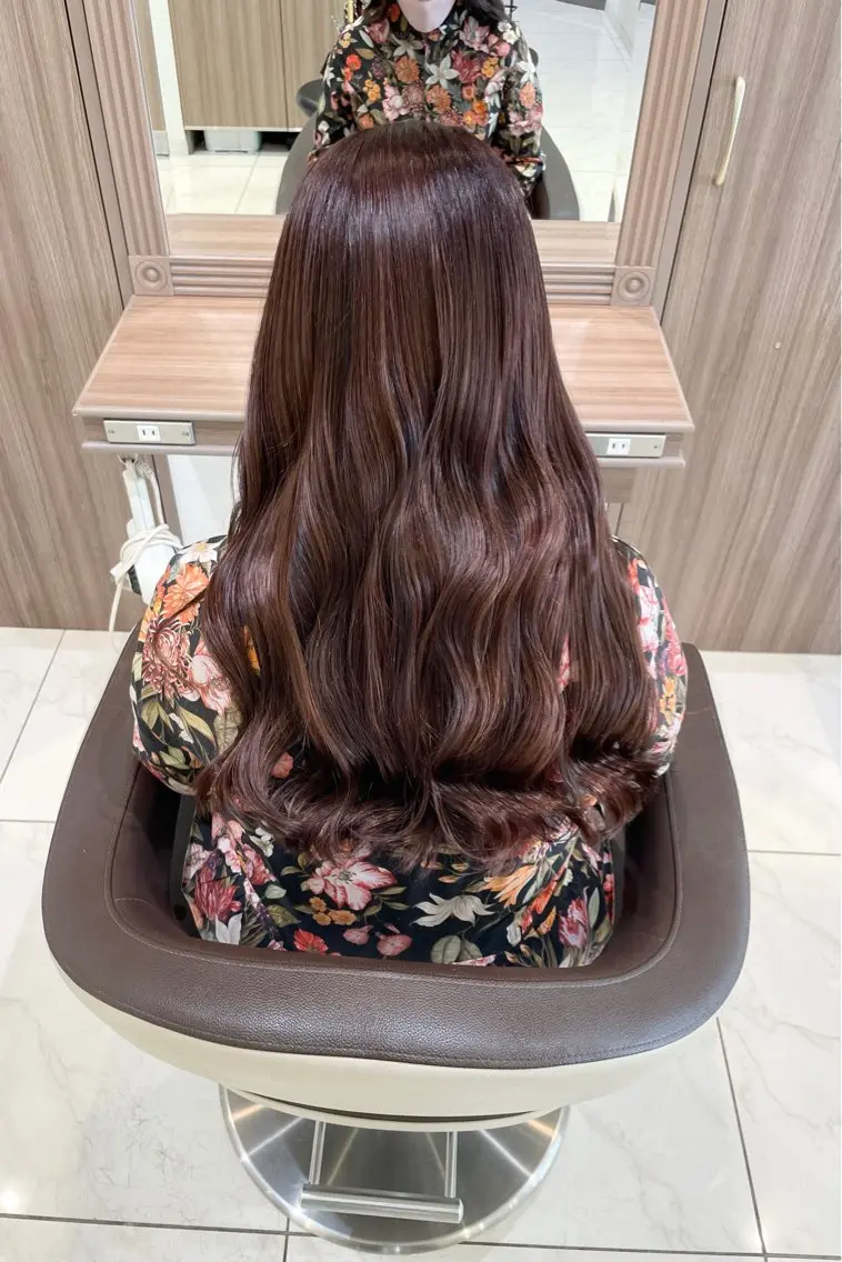 カラー ヘアカラー 藤田 実優のヘアスタイル