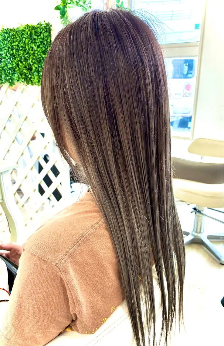 ロング ヘアカラー トリートメント garden小山店 Yuka🌿のヘアスタイル