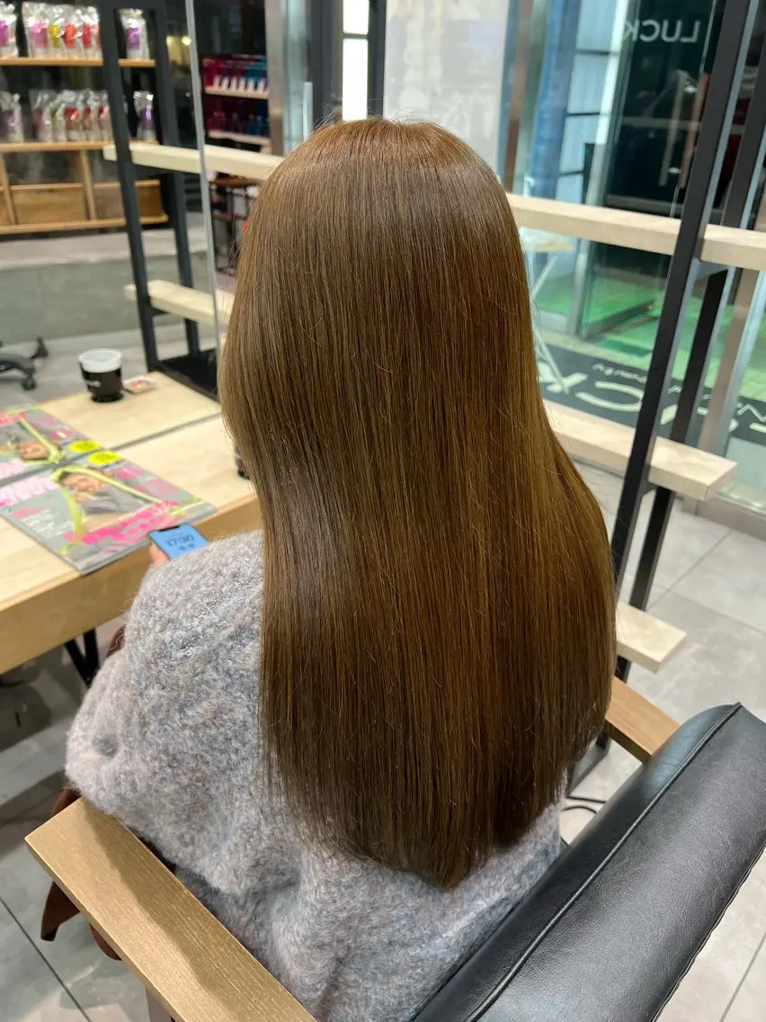 ロング カラー カット 縮毛矯正 🌞レイヤー×カラー 前川那津美🌞のヘアスタイル