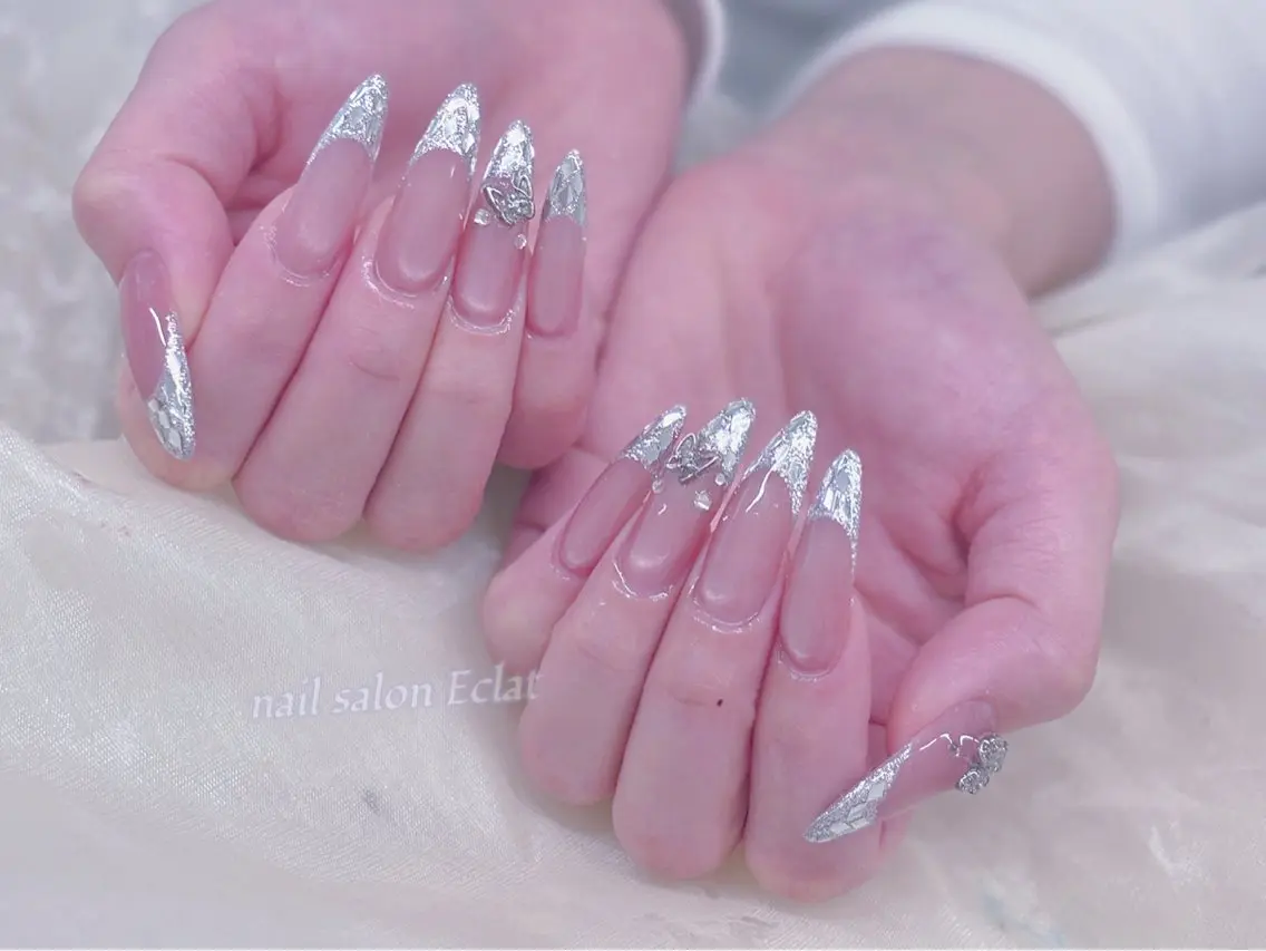 ネイル ハンドネイル ネイルサロンエクラ 🫧Shizukaのネイルデザイン