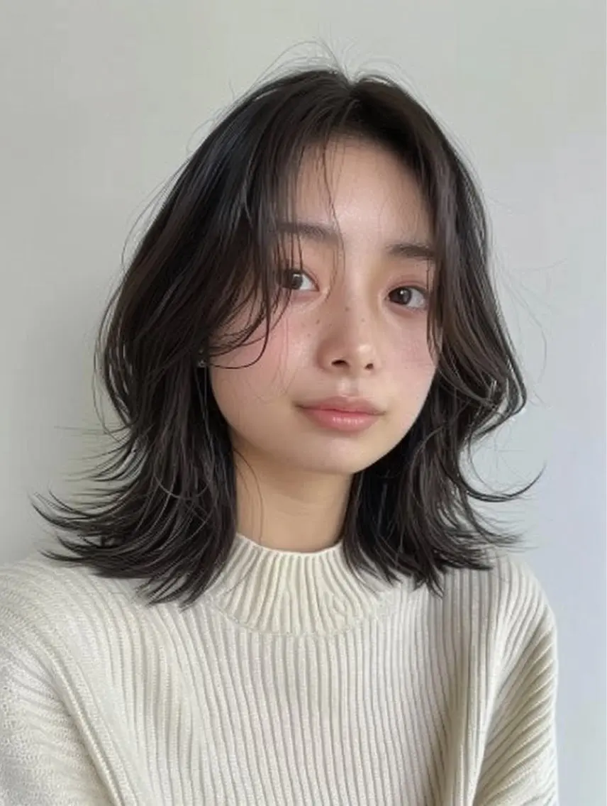 ミディアム イノウエ アイ KNACK 阿倍野のヘアスタイル