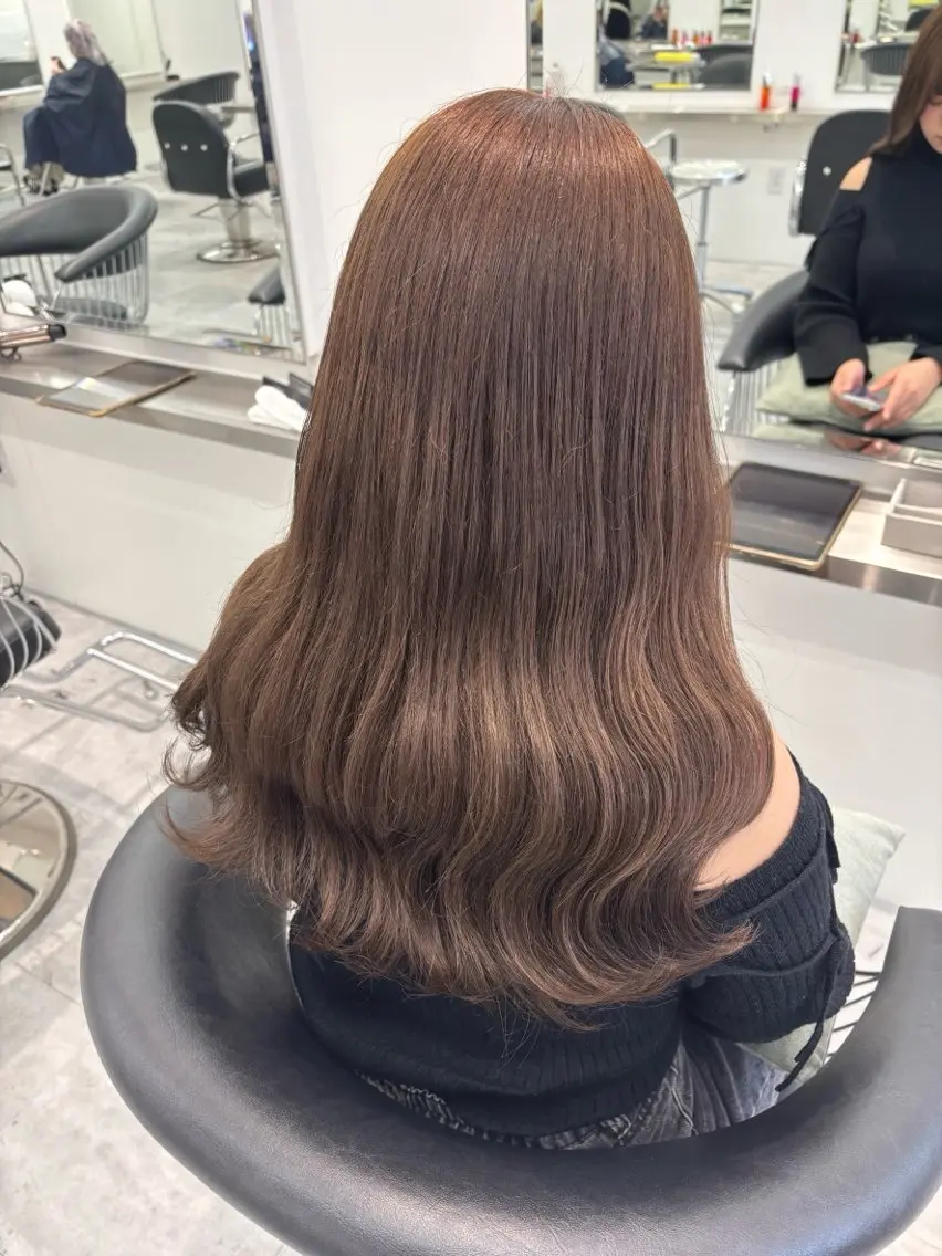 ミディアム カット ヘアカラー Parve Mix/ 平 奈果🎀のヘアスタイル