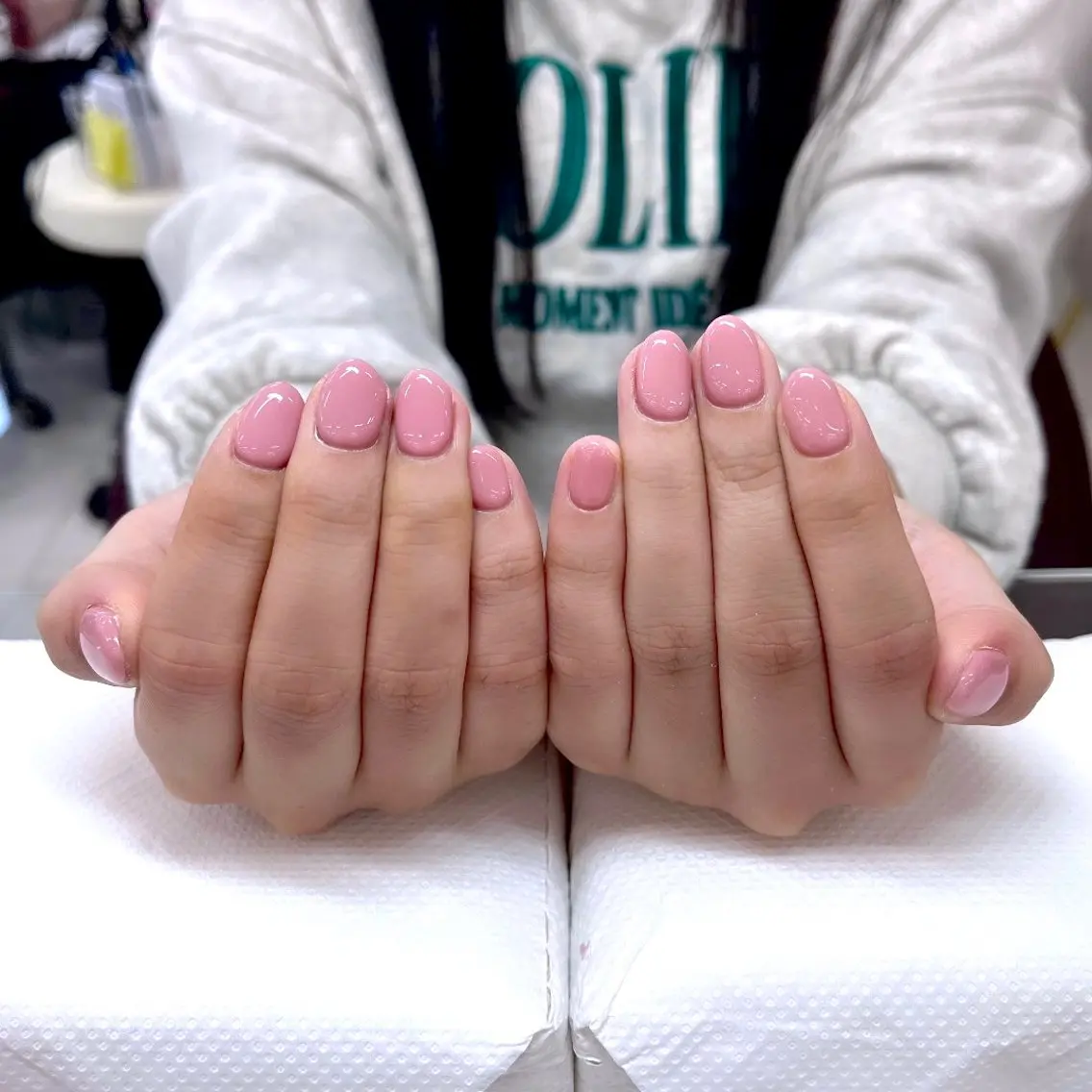 ネイル ピンク ぷっくりネイル feminine nailのネイルデザイン