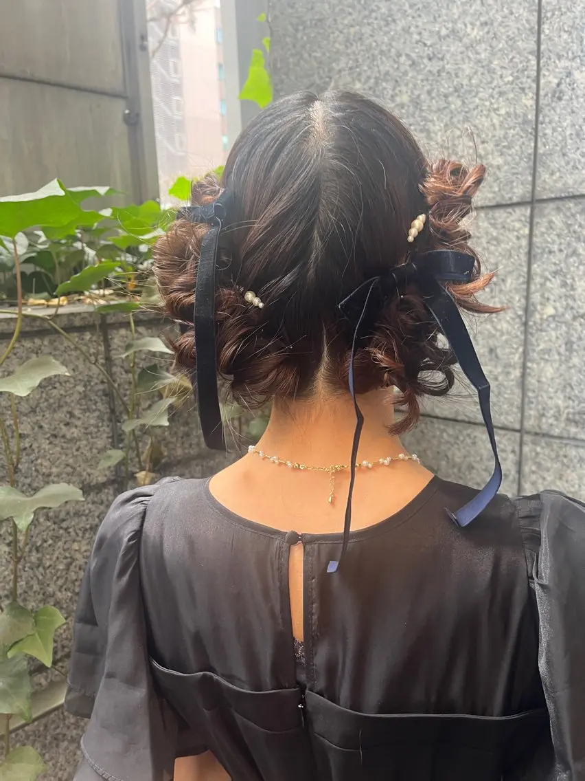 ヘアアレンジ ヘアセット one  chair natsumiのヘアスタイル