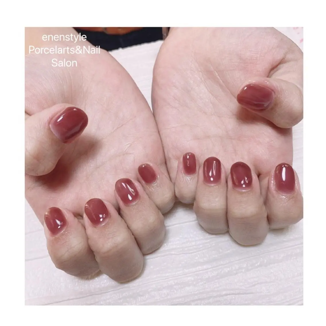 ミディアム ネイル 🐾enen style 🐾のネイルデザイン