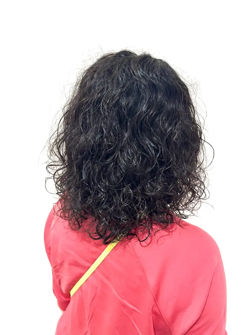ミディアム カラー パーマ ミディアムパーマ くせ毛 スパイラルパーマ 中原由貴 /WILLOW京橋のヘアスタイル