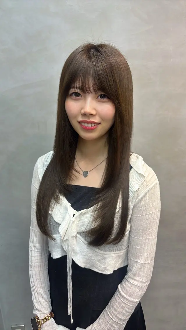 ロング カラー ロング ヘアカラー 上品♡ブラウン💎 アレンジ🩰Rimiのヘアスタイル