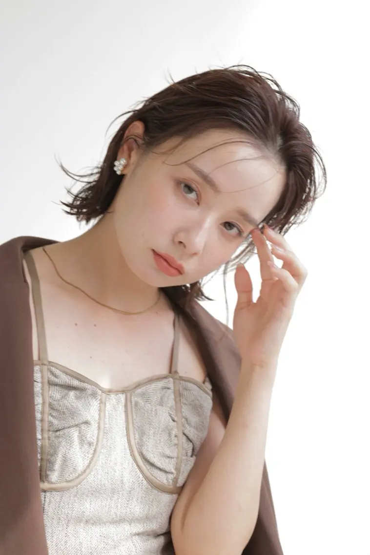 ショート カラー パーマ 🎀大人女性の為の ニュアンスヘア🎀のヘアスタイル