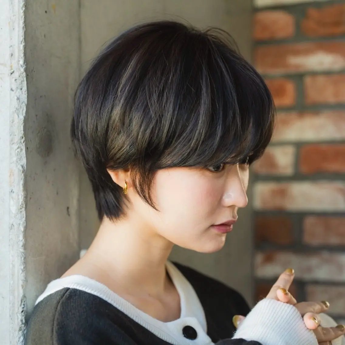ミニモ20代限定【韓国マッシュショート◎】の写真
