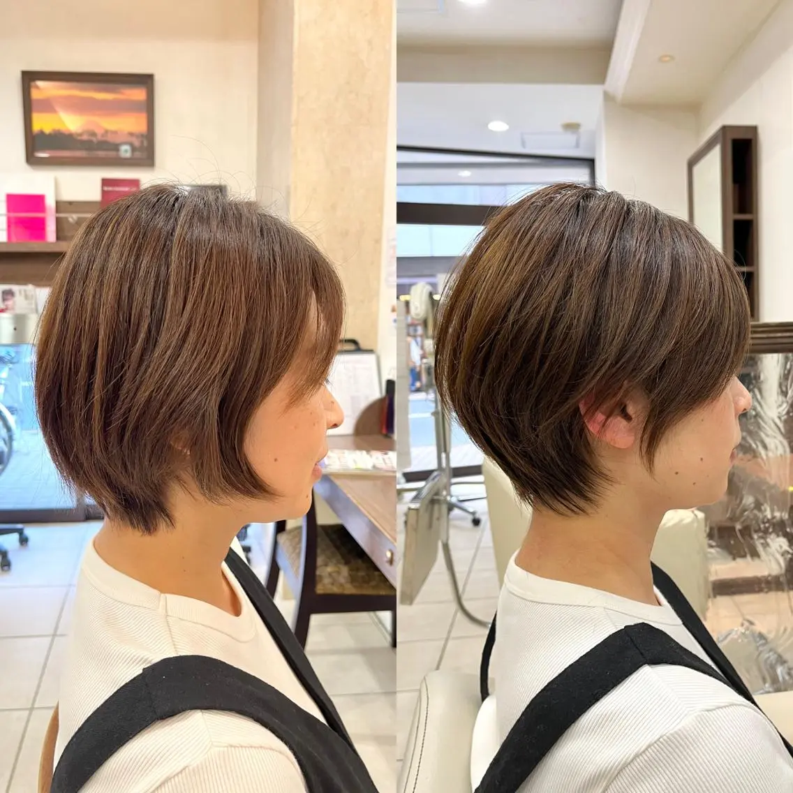 ショート ミセス ショートヘア 小顔カット カット ヘアカラー トリートメント 《大人気髪質改善》 プログレス国分寺店のヘアスタイル