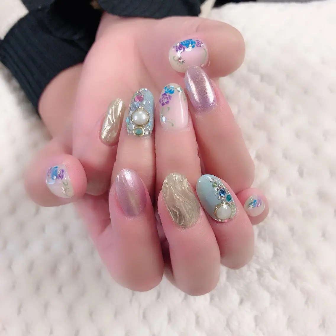 ネイル フラワーネイル ono megumiのネイルデザイン