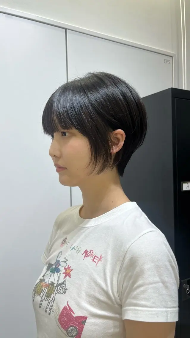 ショート ショートヘア カット 石塚 瑛里菜のヘアスタイル