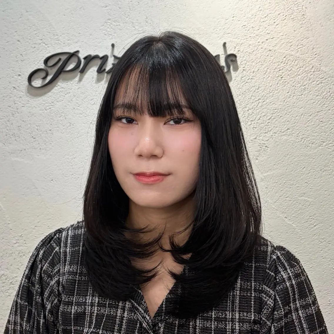 セミロング カラー セミロングレイヤー 韓国風ヘア レイヤーカット カット ヘアカラー トリートメント 🪽レイヤーカット/ 韓国ヘア🦋hinaのヘアスタイル