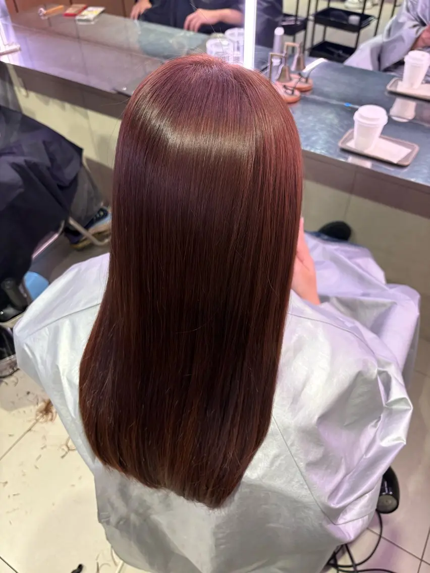 カラー ブラウンカラー ピンクカラー 🎀ふくだ みひろ🎀のヘアスタイル