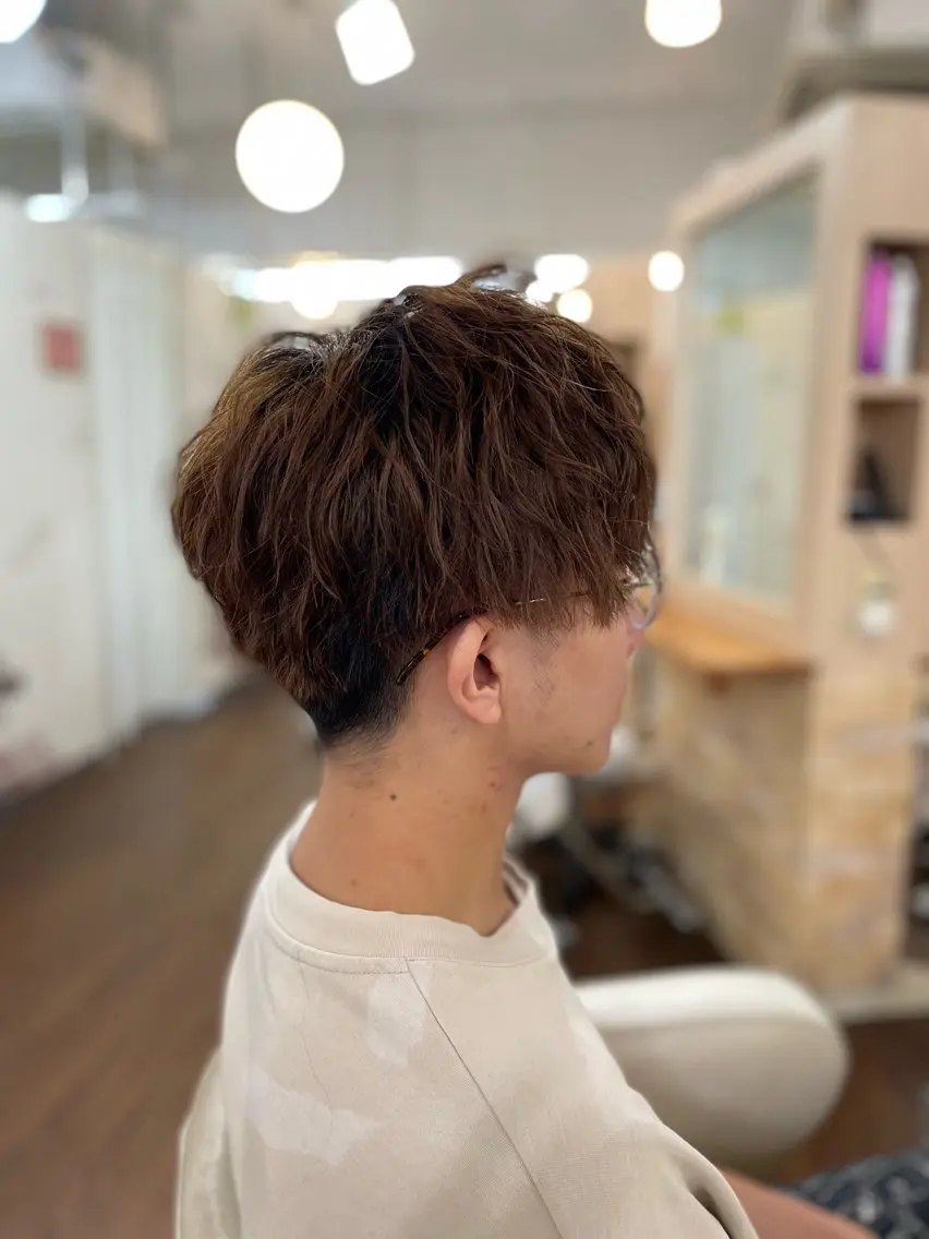 カット+ツイストスパイラルorスパイラルの写真