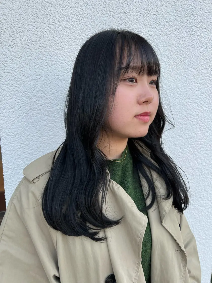 ロング letterby novel はるみのヘアスタイル