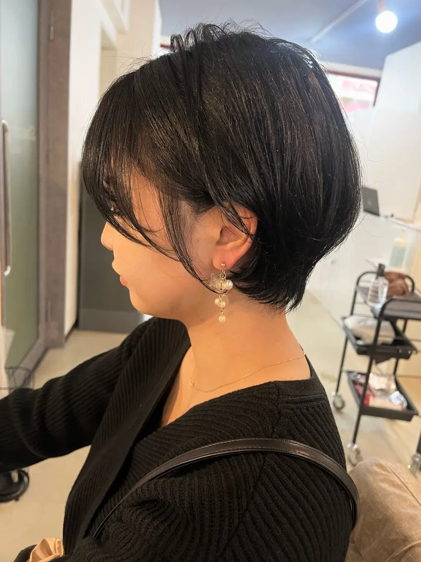 ショート くびれヘア ショートヘア Sherry/R 三川町 ayakaのヘアスタイル