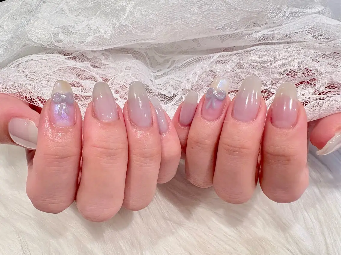 【アート2本】シンプルネイル【オフなし】の写真