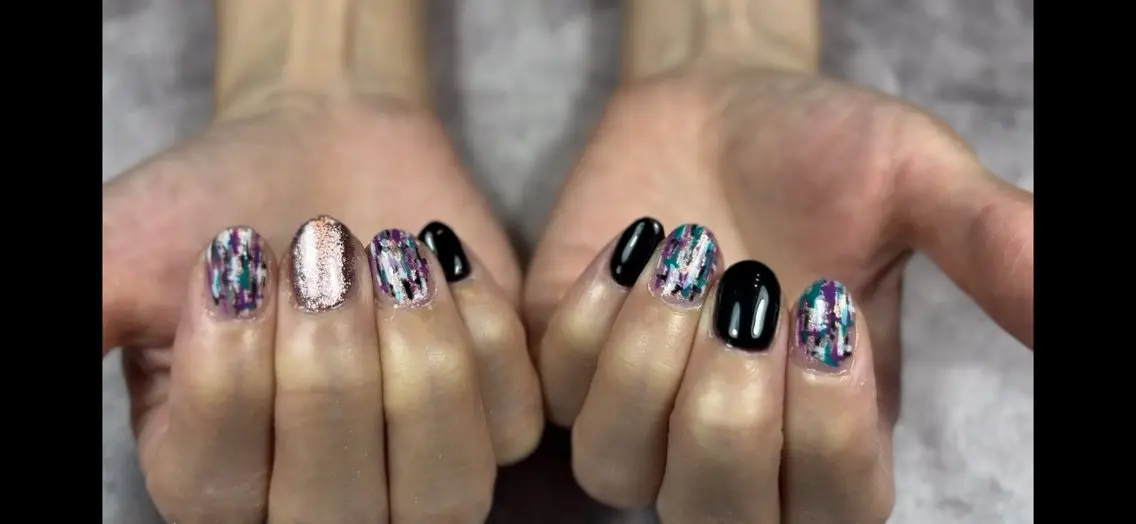 ネイル ラメ(グリッター) ツイードネイル Re. nail salonのネイルデザイン