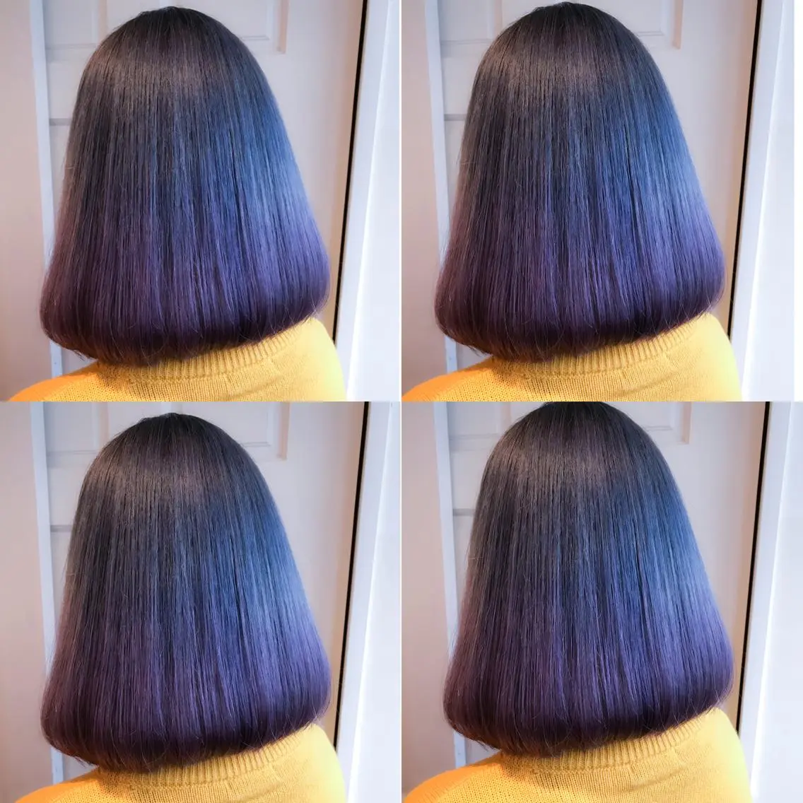 ショート カラー グラデーションカラー ネイビーカラー パープルカラー ヘアカラー トリートメント 🧡ショートの達人 🧡SHOのヘアスタイル