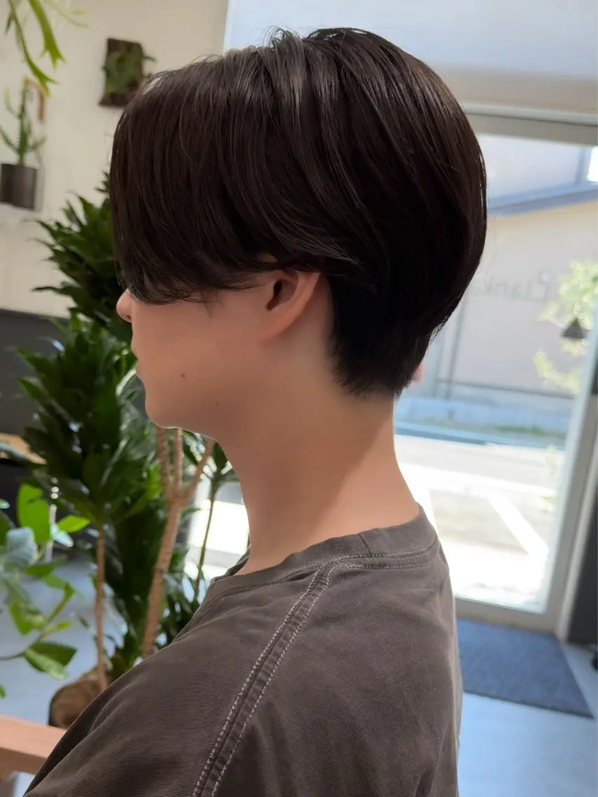 ショート ショートヘア こもり なおやのヘアスタイル